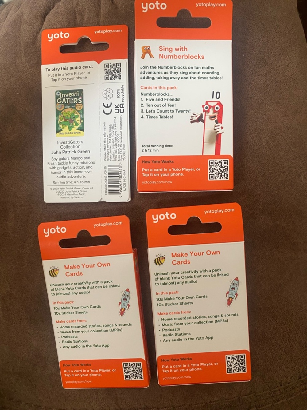 Yoto Make Your Own Cards - Orange (Pack) - Picture 2 of 2